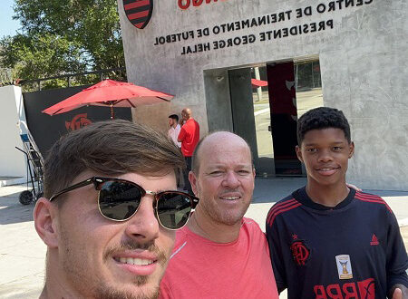 A091 = Goleiro de Assis, com 13 anos, é avaliado pelo Flamengo-RJ no Ninho do Urubu